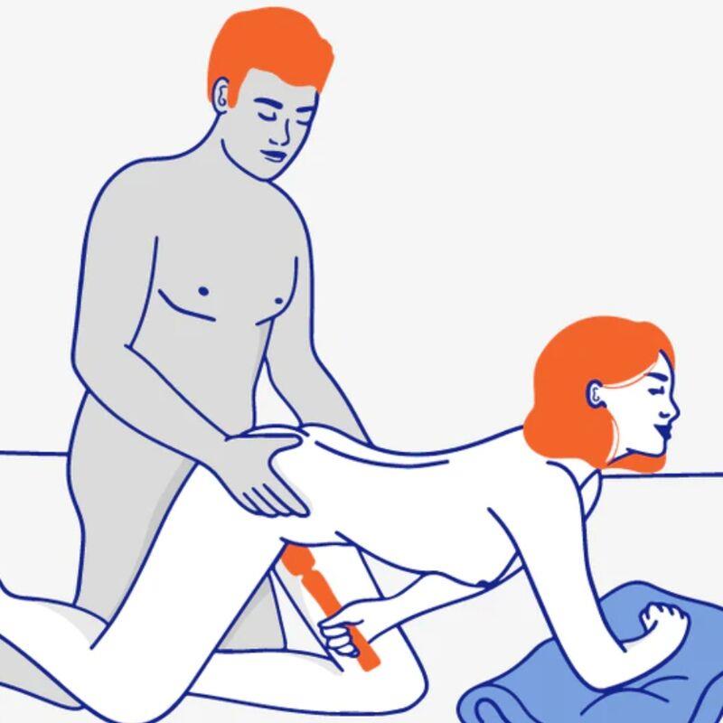 VIM SILICONE RECHARGEABLE VIBRATING WEIGHTED RUMBLE WAND MIDNIGHT BLUE