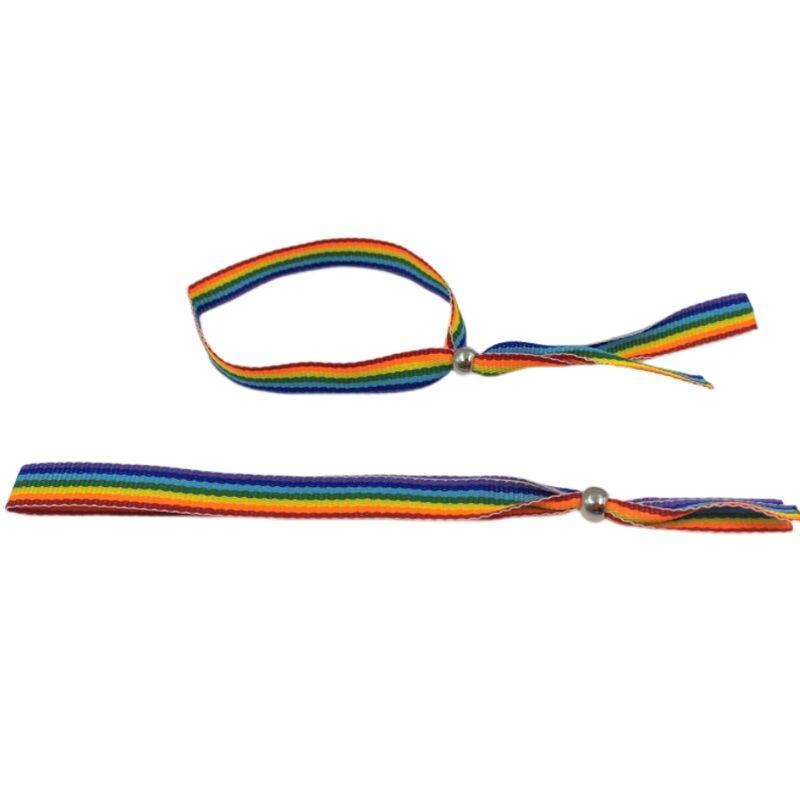 SREBRNA KROGČKA Z LGBT ZASTAVO