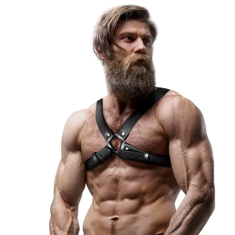 MUŠKA PODESIVA ECO-LEATHER CROSS PRSNA BULLDOG OGRLICA