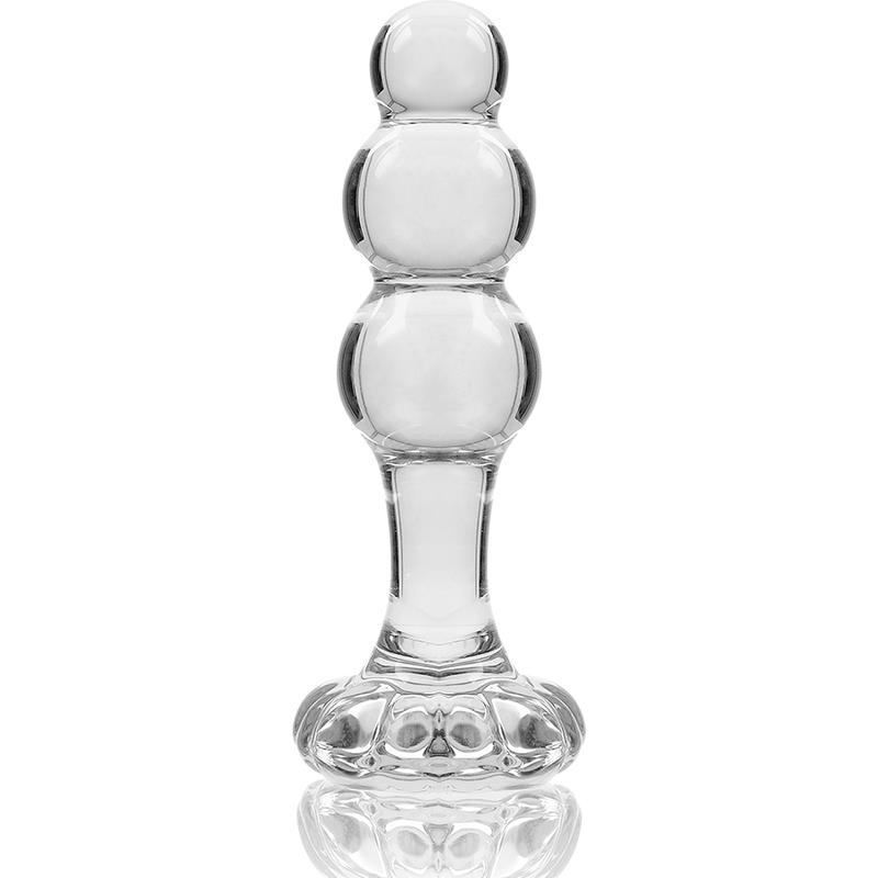 MODEL 1 ANAL PLUG BOROSILIKATNO STAKLO PROZIRNO 10.5 CM -O- 3 CM