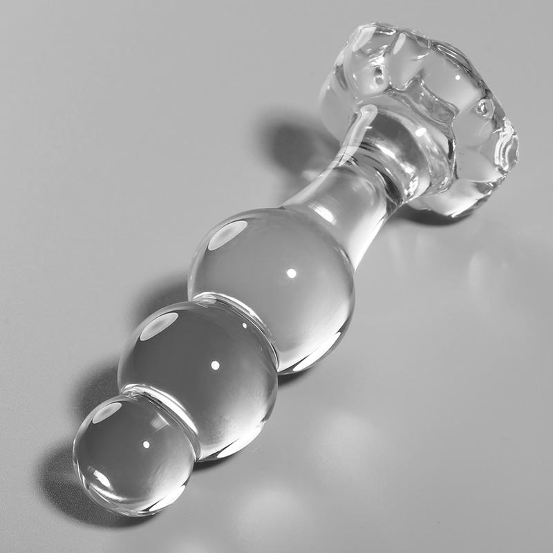 MODEL 1 ANAL PLUG BOROSILIKATNO STAKLO PROZIRNO 10.5 CM -O- 3 CM