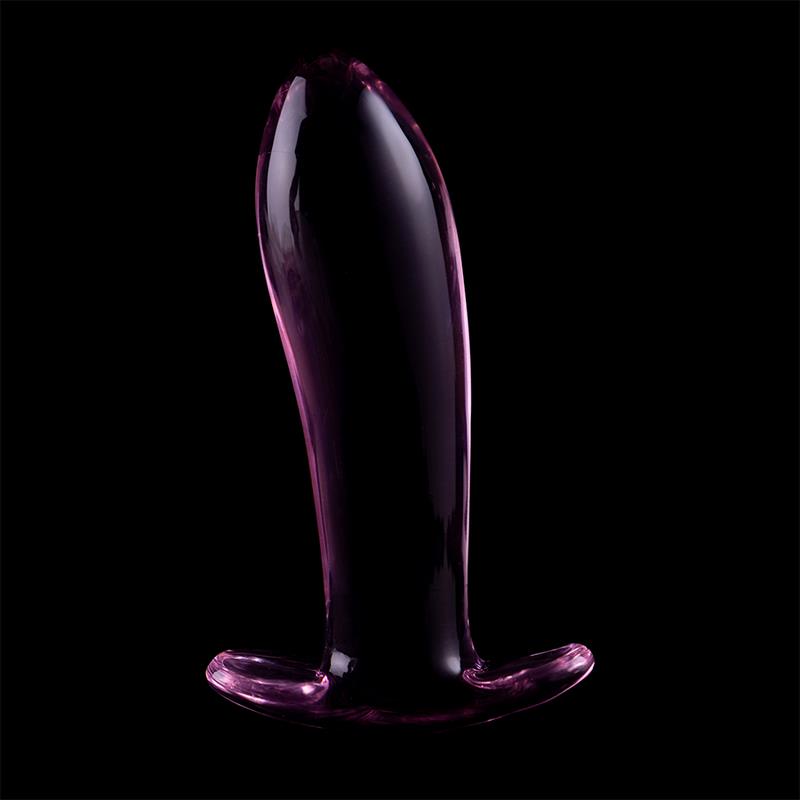 MODEL 5 ANALNI PLUG OD BOROSILIKATNOG STAKLA PROZIRAN 12.5 CM -O- 3.5 CM