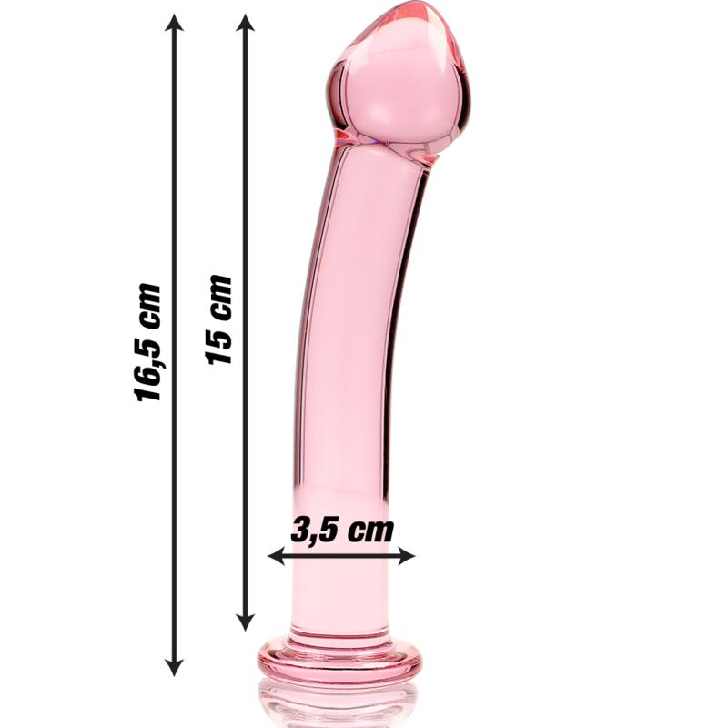 MODEL 11 DILDO BOROSILIKATNO STAKLO PROZIRNO 16 CM -O- 3 CM