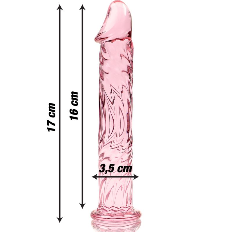 MODEL 12 DILDO OD BOROSILIKATNOG STAKLA PROZIRNO 17 CM -O- 3.5 CM