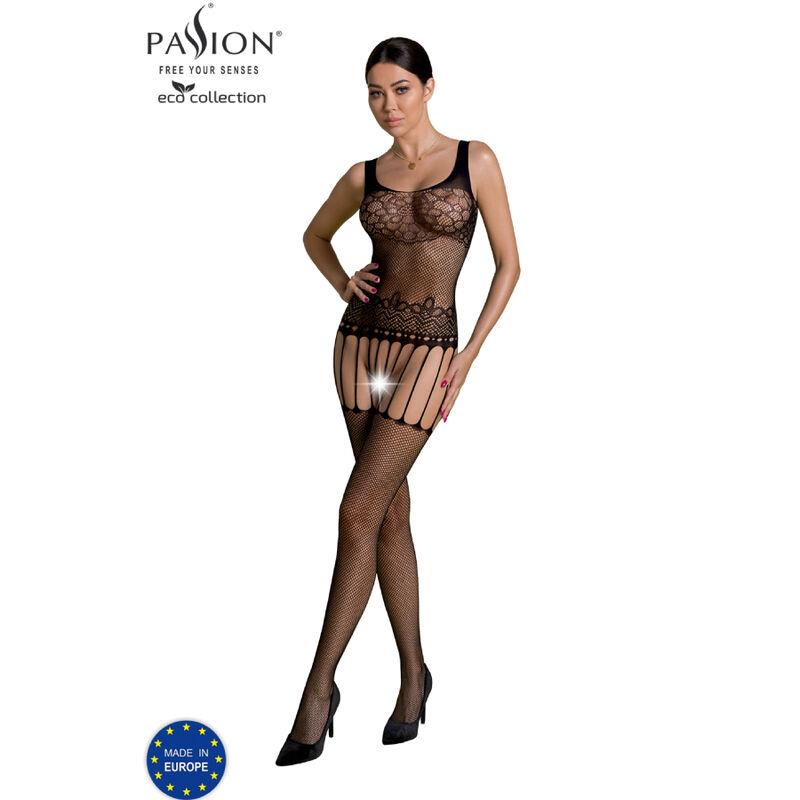 ECO COLLECTION BODYSTOCKING ECO BS001 BLACK
