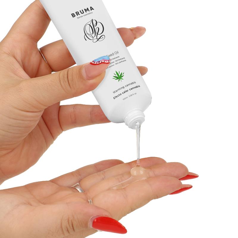 GEL ZA KLIZANJE S ULJEM SJEMENKI KANABISA S TOPLINSKIM UČINKOM 100 ML
