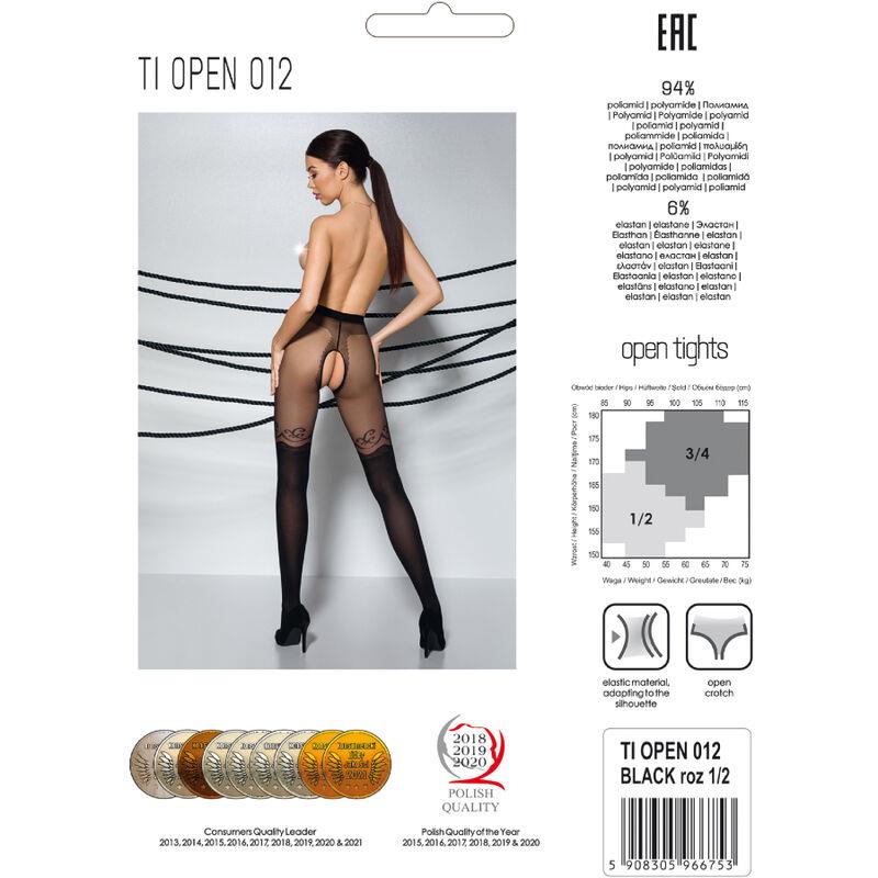 TIOPEN 012 BLACK TIGHTS 1/2 20/40 DEN