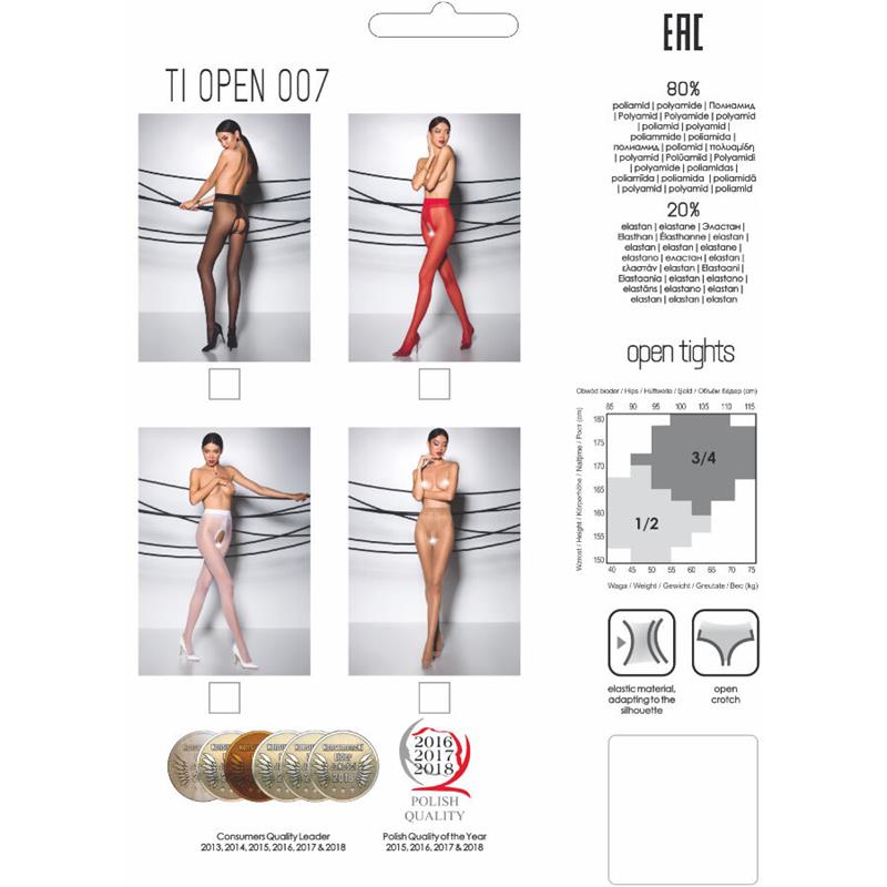 TIOPEN 007 WHITE TIGHTS 1/2 20 DEN