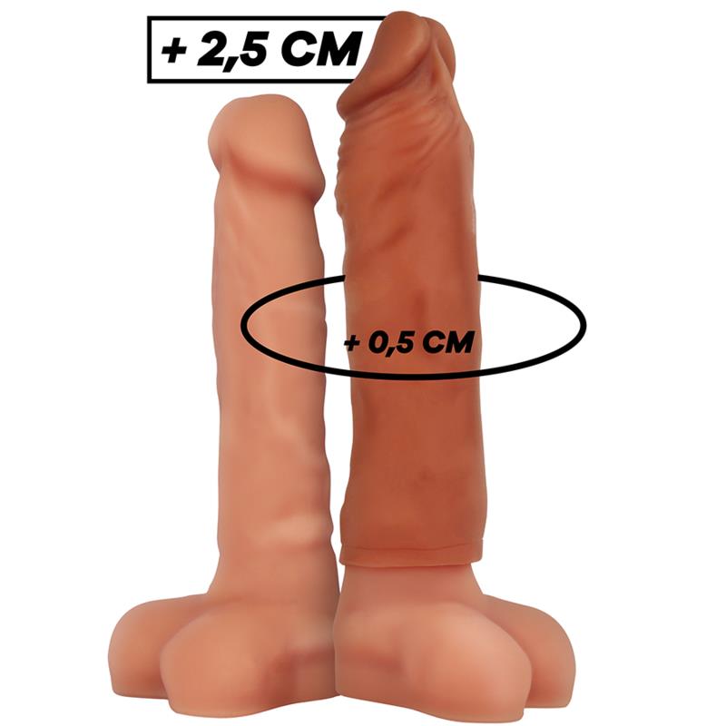 LIQUID SILICONE V5 BROWN PENIS EXTENSION
