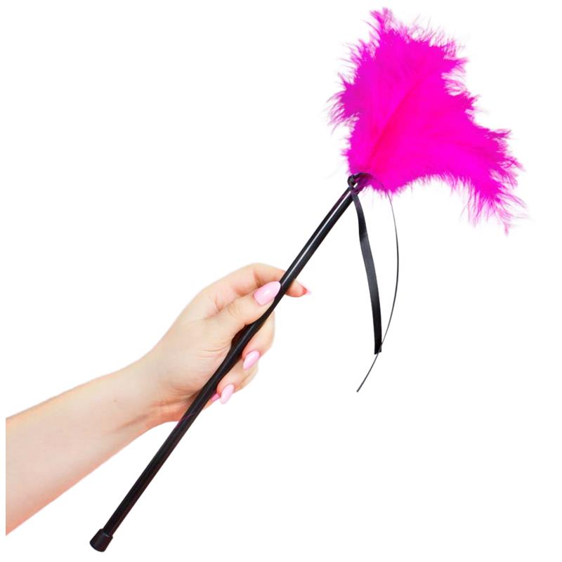 PINK FEATHERS 40 CM