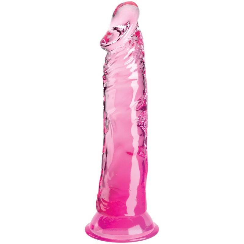 CLEAR REALISTIC PENIS 19.7 CM PINK