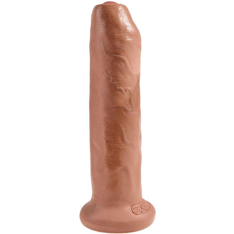 UNCUT REALISTIC PENIS 17.8 CM CARAMEL