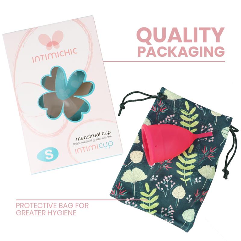 MENSTRUAL CUP MEDICAL GRADE SILICONE - SIZE S