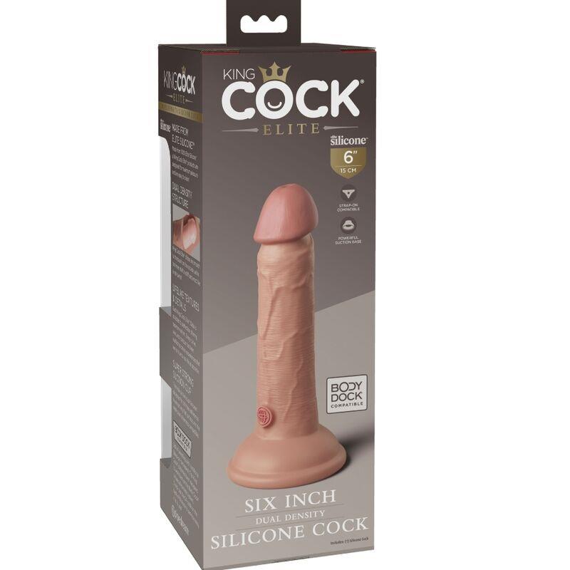 ELITE REALISTIC SILICONE DILDO 15.2 CM