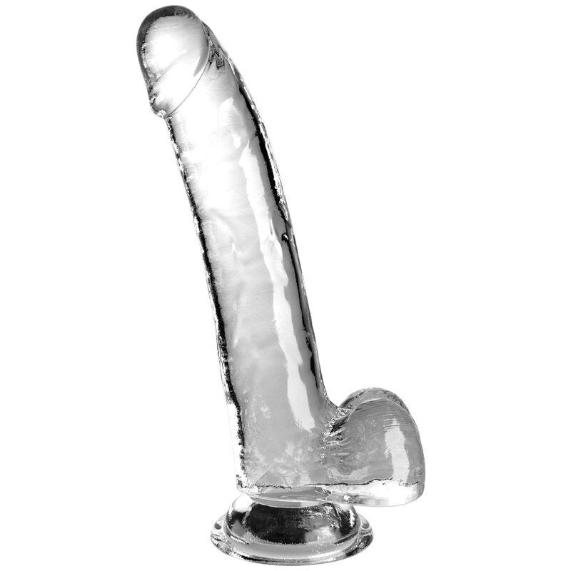 JASEN DILDO Z MODRIMI JAJCI 20.3 CM PROZOREN