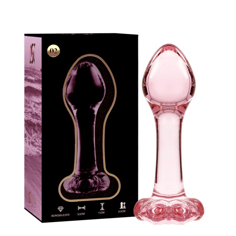 MODEL 2 ANAL PLUG BOROSILIKATNO STAKLO PROZIRNO 11 CM -O- 3.5 CM