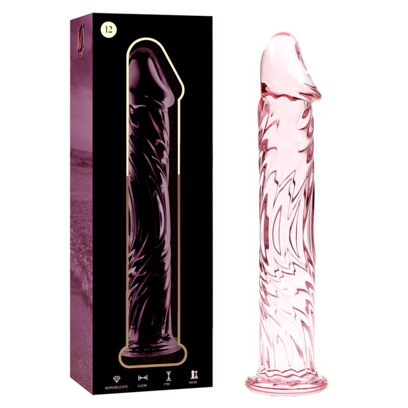 MODEL 12 DILDO OD BOROSILIKATNOG STAKLA PROZIRNO 17 CM -O- 3.5 CM