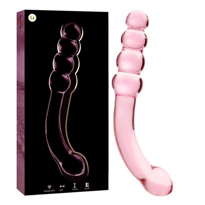 MODEL 14 DILDO OD BOROSILIKATNOG STAKLA PROZIRNO 18.5 CM -O- 3 CM