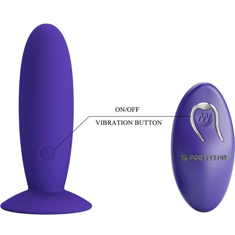 YOUTH PLUG ANAL VIBRATOR S DALJINSKIM UPRAVLJANJEM LJUBIČASTI