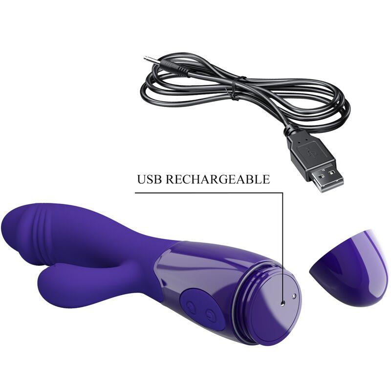 SNAPPY MLADINSKI VIBRATOR & G-TOČKASTIMULATOR VIOLET