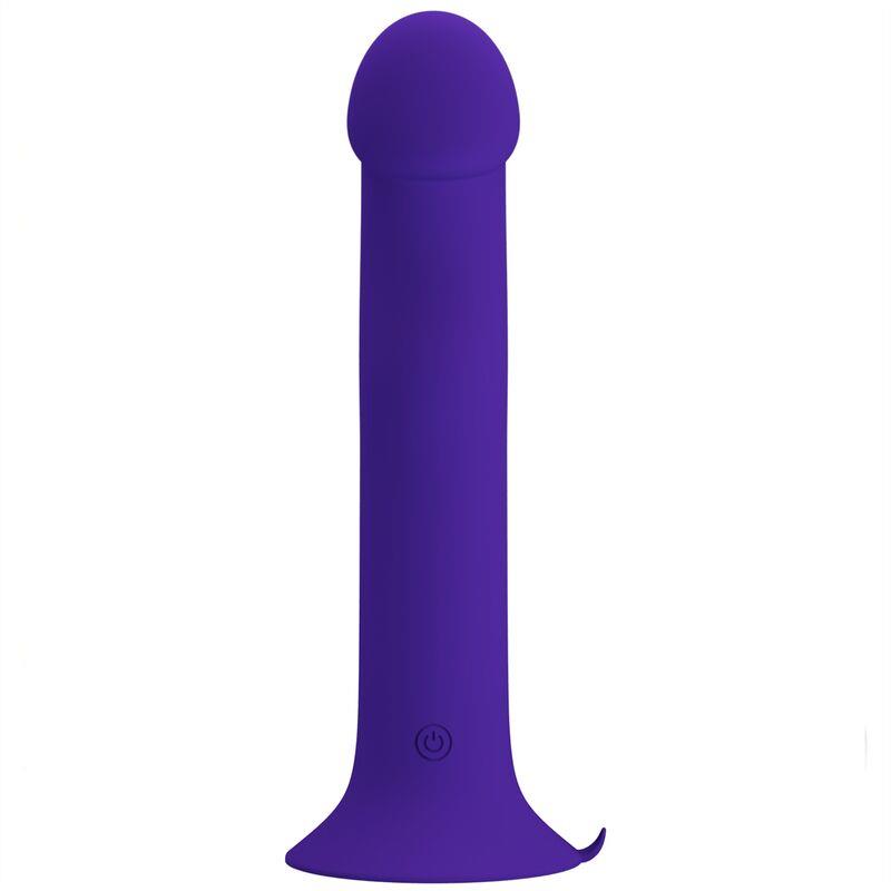 MURRAY YOUTH VIBRATING DILDO & RECHARGEABLE VIOLET