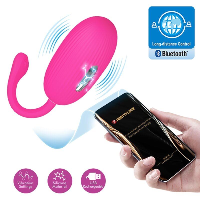 DOREEN RECHARGEABLE VIBRATING EGG MAGENTA REMOTE CONTROL