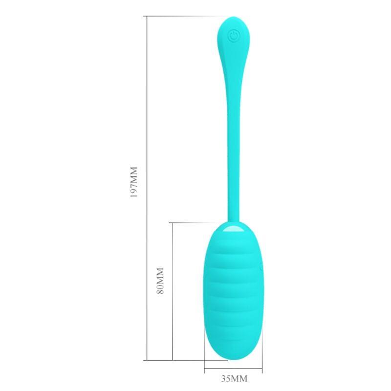 KIRK RECHARGEABLE VIBRATING EGG LIGHT GREEN