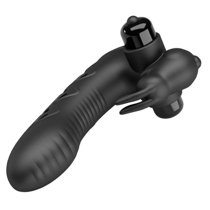 VANCE BLACK RABBIT VIBRATOR FINGER COVER