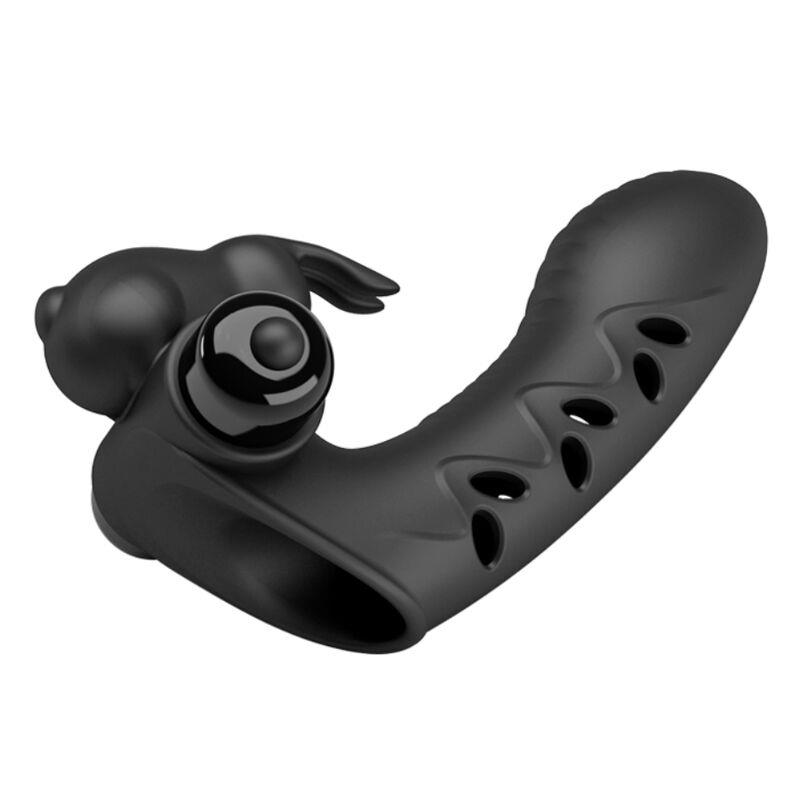 VANCE BLACK RABBIT VIBRATOR FINGER COVER