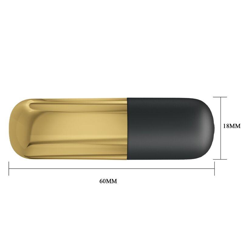 GOLDEN RECHARGEABLE BULLET VIBRATOR