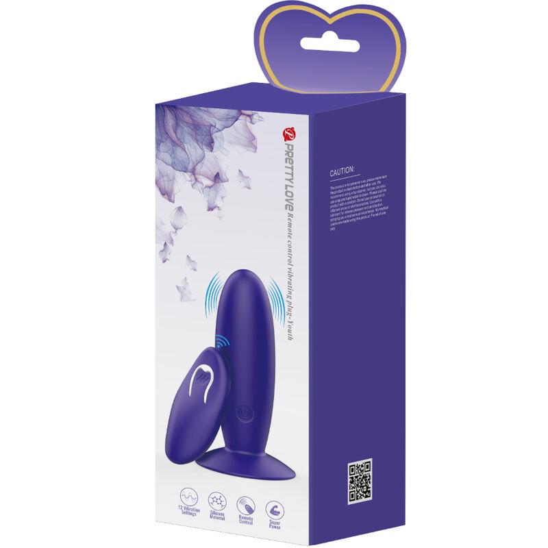YOUTH PLUG ANAL VIBRATOR S DALJINSKIM UPRAVLJANJEM LJUBIČASTI