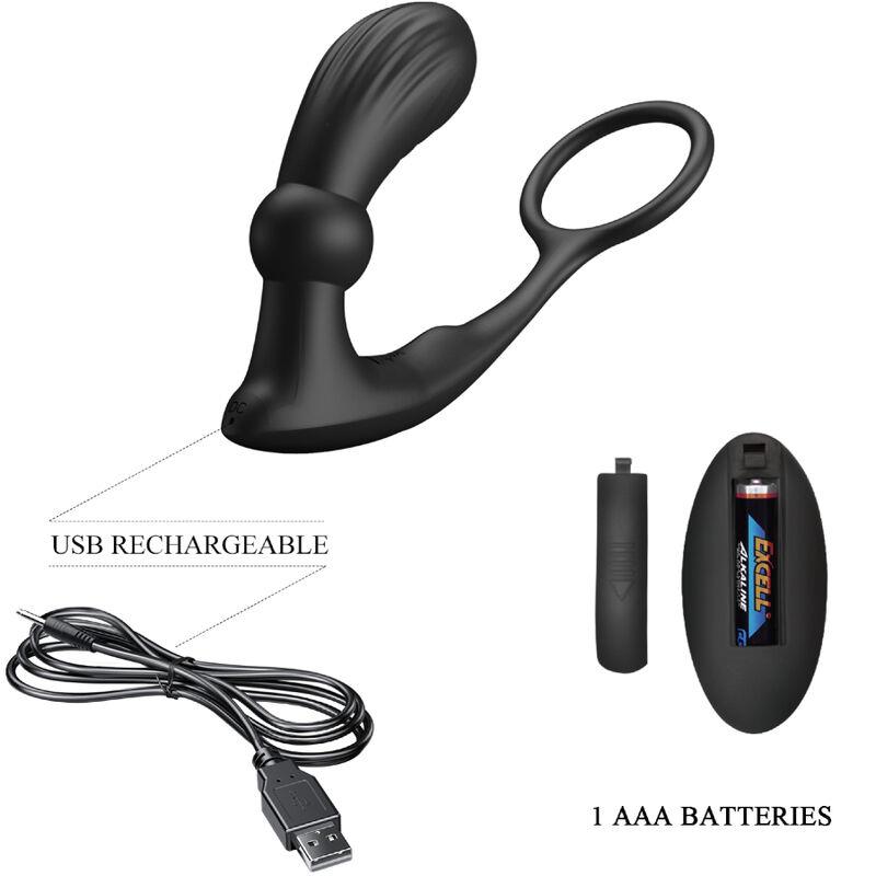WARREN BLACK ANAL RING & VIBRATOR
