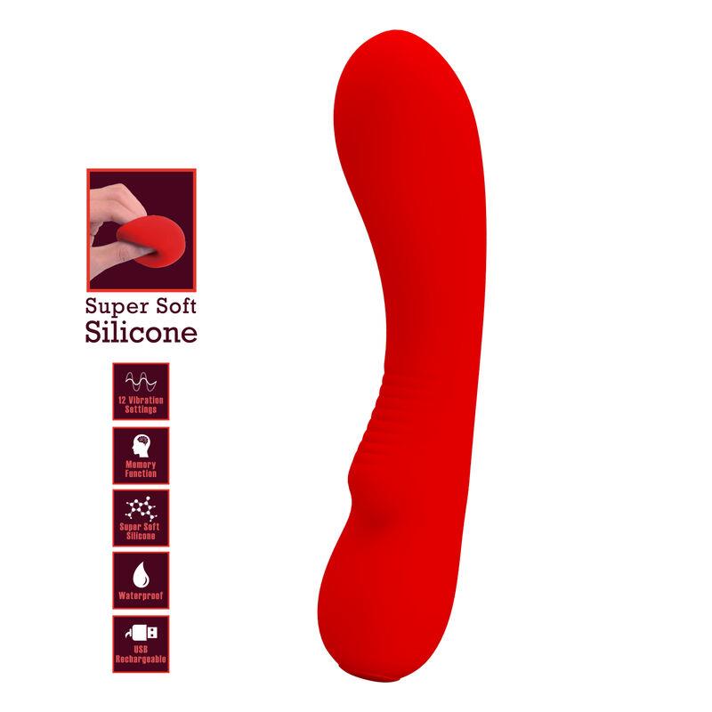 PRESCOTT RECHARGEABLE VIBRATOR RED
