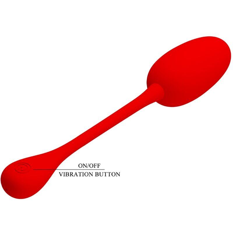 KNUCKER RED RECHARGEABLE VIBRATING EGG