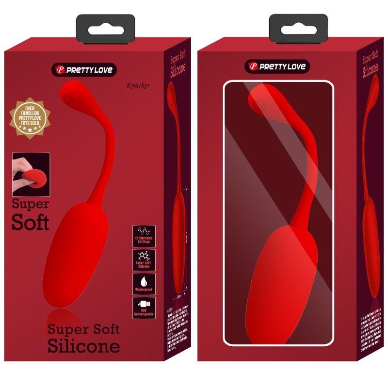 KNUCKER RED RECHARGEABLE VIBRATING EGG