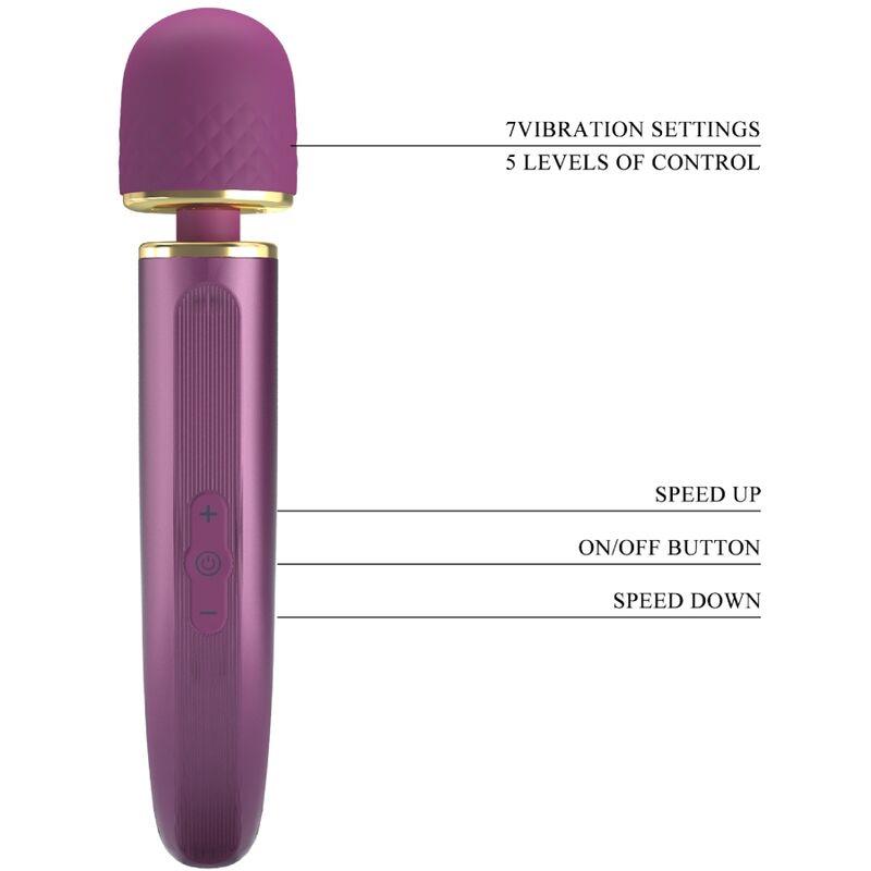 MASSAGER 7 VIBRATION MODES PURPLE