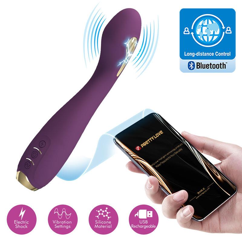 HECTOR ELECTROSHOCK VIBRATOR BY APP CONTROL PURPLE