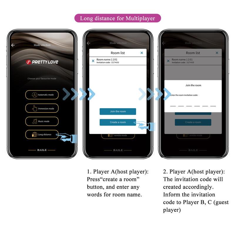 HECTOR ELECTROSHOCK VIBRATOR BY APP CONTROL PURPLE