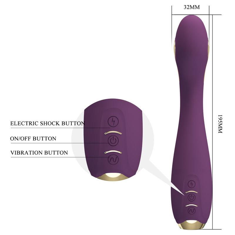 HECTOR ELECTROSHOCK VIBRATOR BY APP CONTROL PURPLE