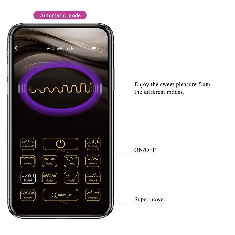 HECTOR ELECTROSHOCK VIBRATOR BY APP CONTROL PURPLE