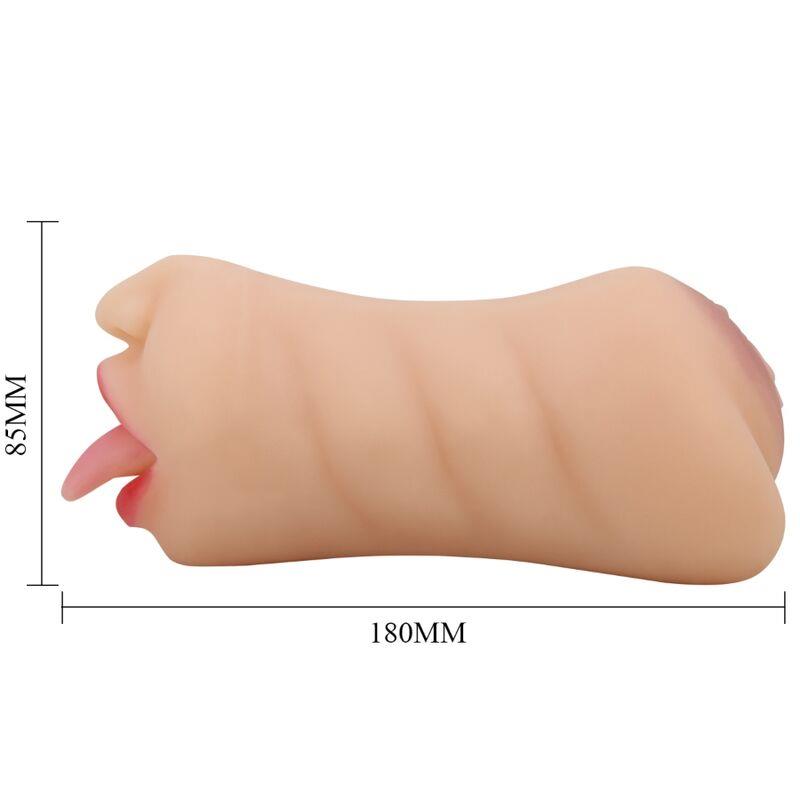 SARAH VAGINA-SHAPED MASTUBADOR DUAL ENTRY