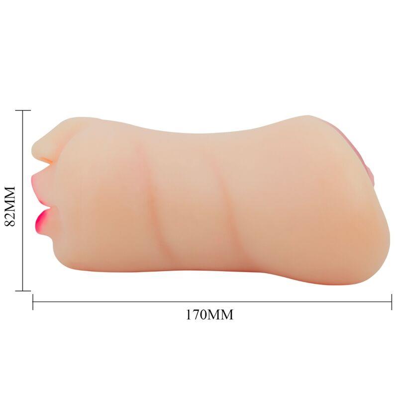 ZOEY VAGINA-SHAPED MASTUBADOR DUAL ENTRY