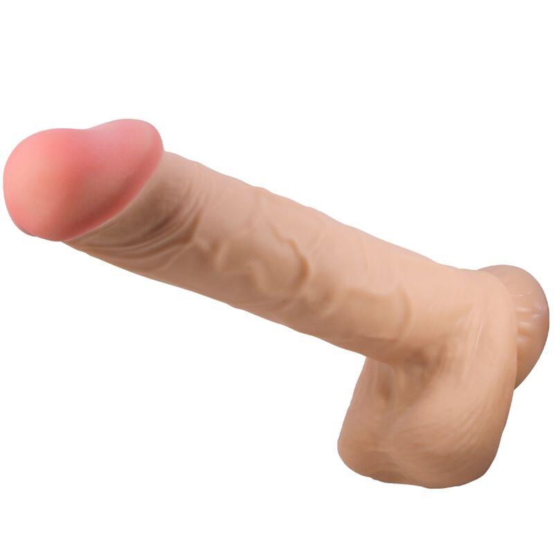 SLIDING SKIN SERIES REALISTIC DILDO WITH SLIDING SKIN SUCTION CUP FLESH 26 CM