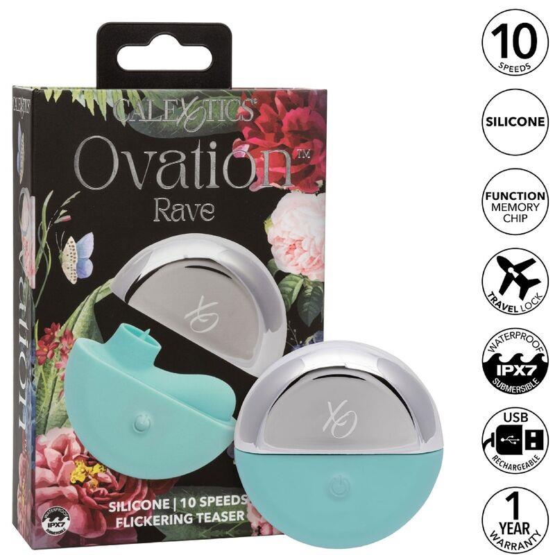 OVATION RAVE STIMULATOR AQUA GREEN
