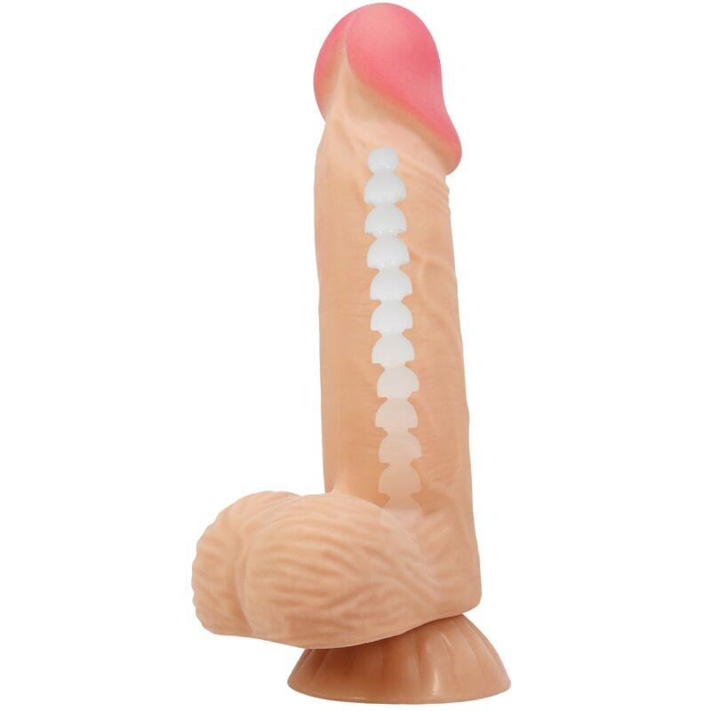 SERIJA SLIDING SKIN REALISTIČNI DILDO S CUPOM ZA USISAVANJE 20.6 CM