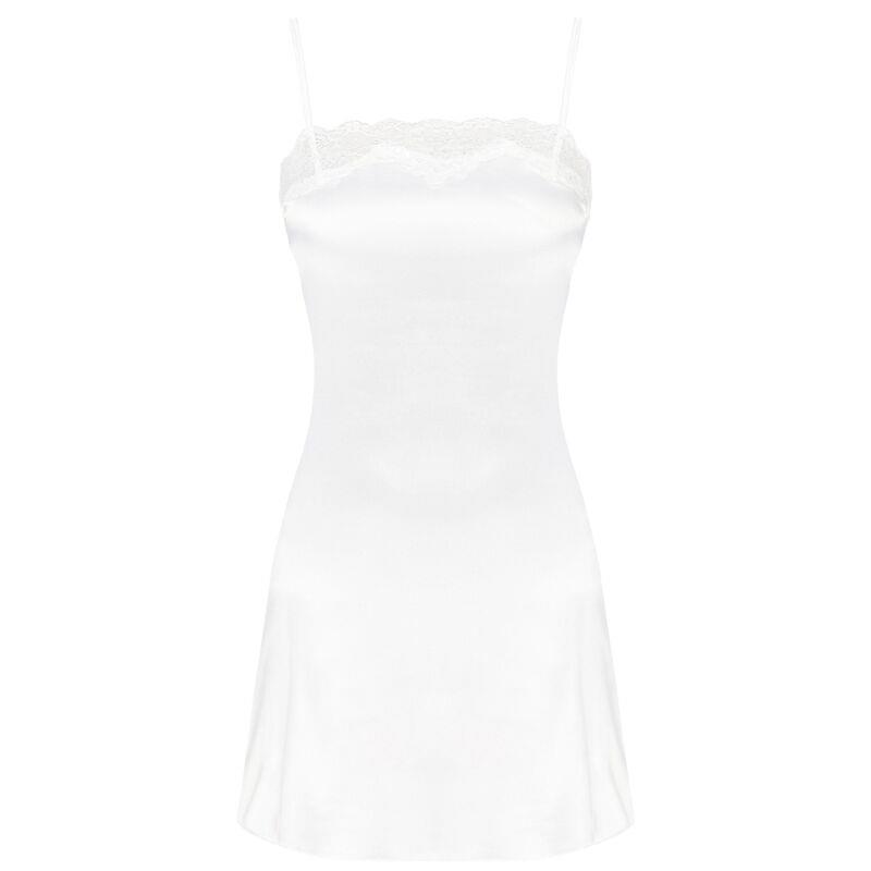 JACQUELINE LC 90249 DRESSING GOWN + SHIRT + PANTY ECRU S/M