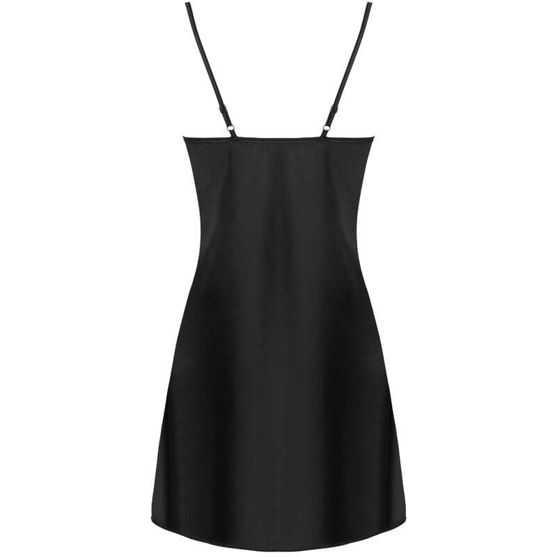 JACQUELINE LC 90249 DRESSING GOWN + SHIRT + PANTY BLACK S/M