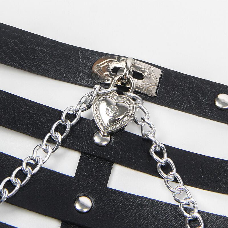 CORSET HARNESS WITH CHAINDETAIL ONE SIZE