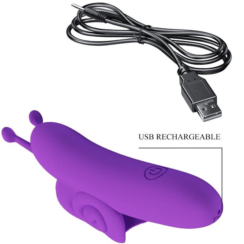 PUŽ MOĆNI LJUBIČASTI STIMULATOR PRSTA