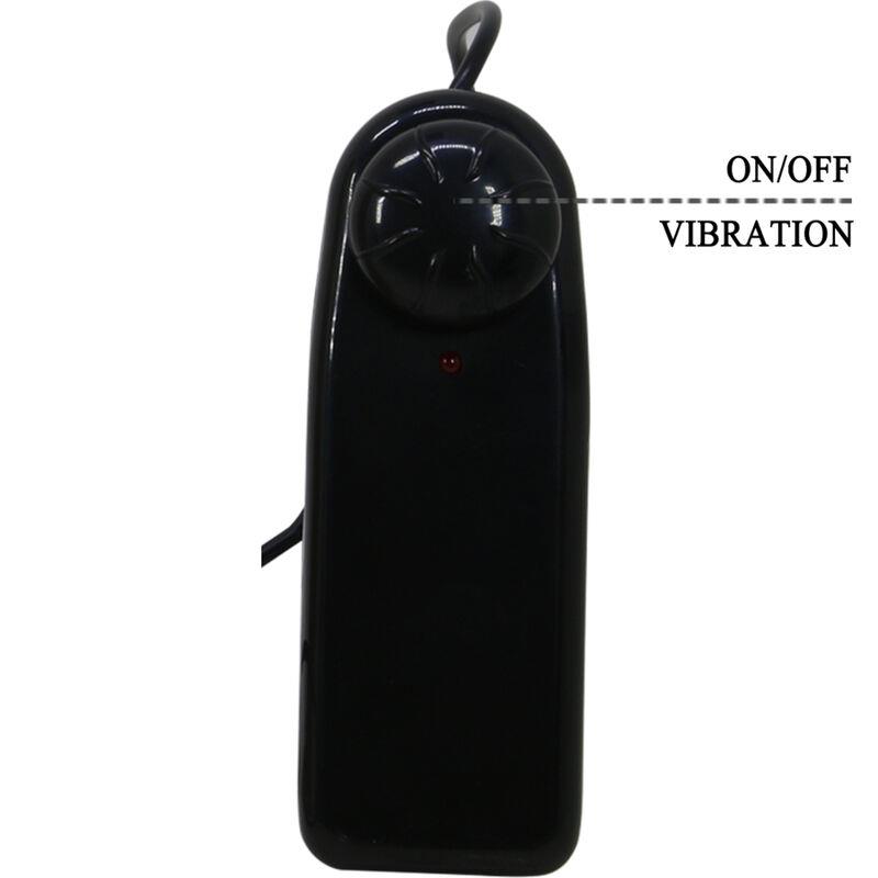 STARKS HARNES BRIEFS MULTI-SPEED VIBRATOR DILDO 17,5 CM SVETLO RJAVA